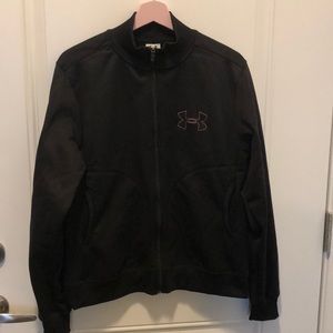 Under Armour full zipup warm jacket with pink logo